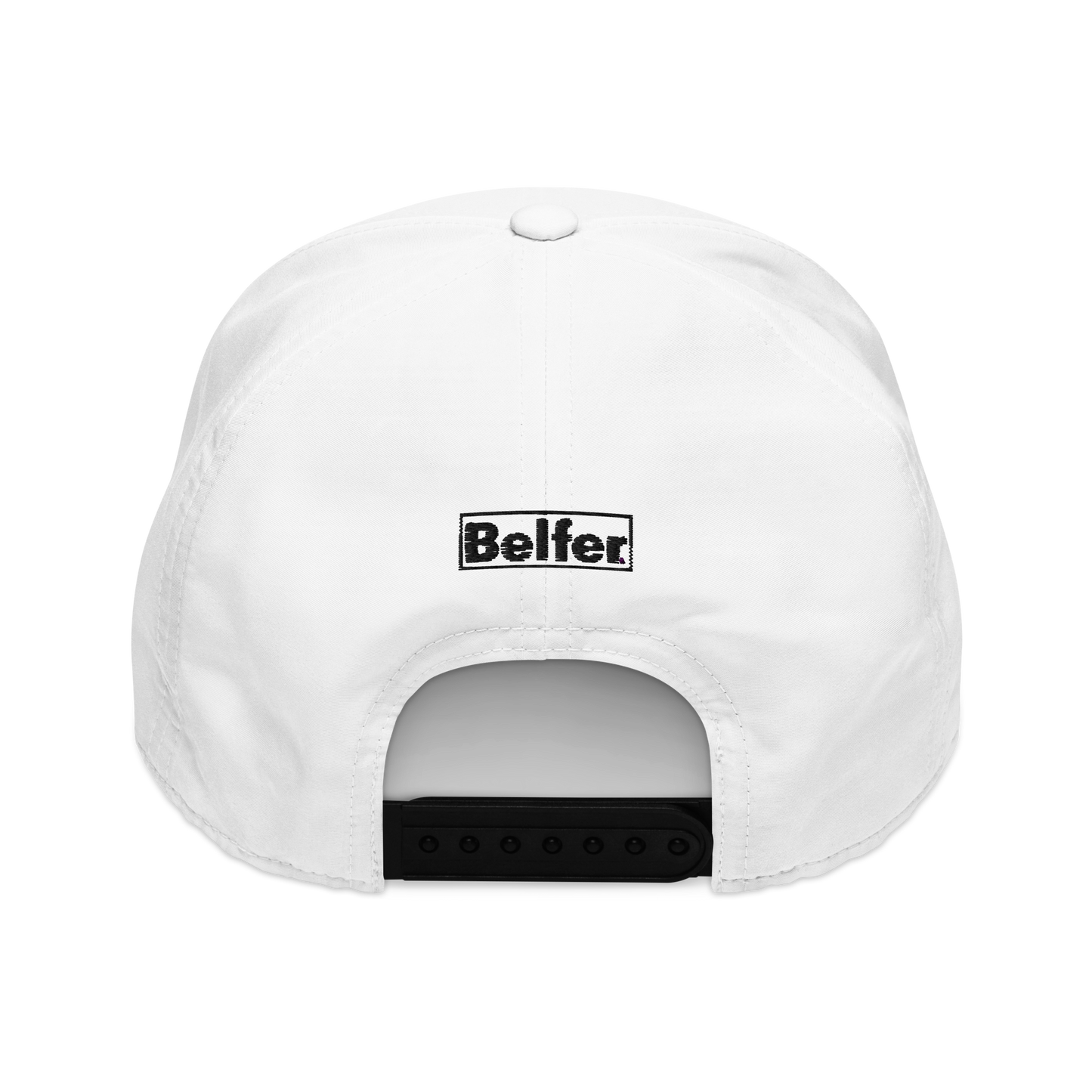 Belfer® Classic Hat White Back — Belfer® Premium Streetwear UK
