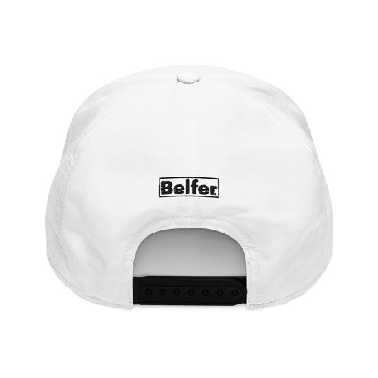 Belfer® Classic Hat White Back — Belfer® Premium Streetwear UK